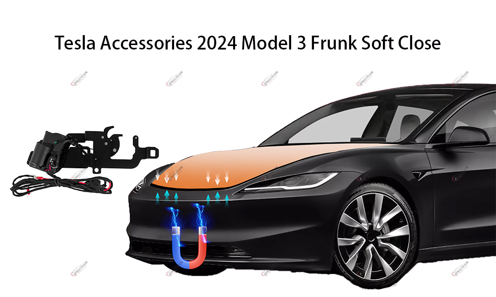 Tesla Accessories 2024 Model 3 Frunk Soft Close-9