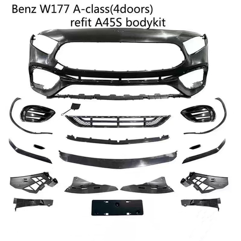W177 A45S хэтчбек и бампер с решеткой для Benz A -Class - Qingchijun