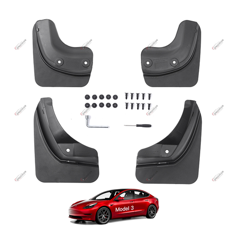 Tesla Model 3 2018-2023 Mud Flaps & Splash Guards - Qingchijun