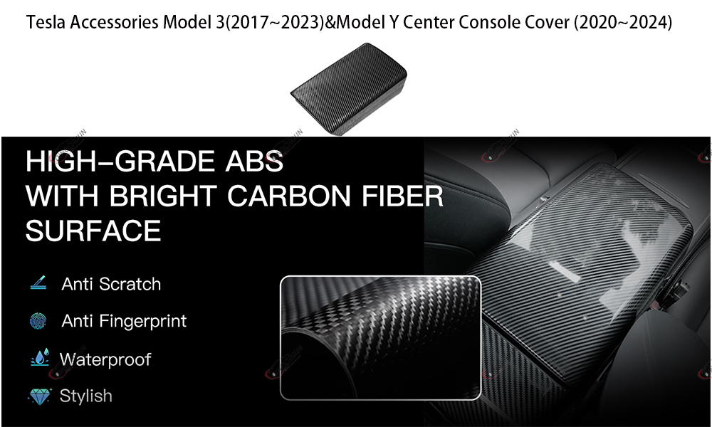 Tesla Accessories Model 3&Model Y Center Console Cover -9