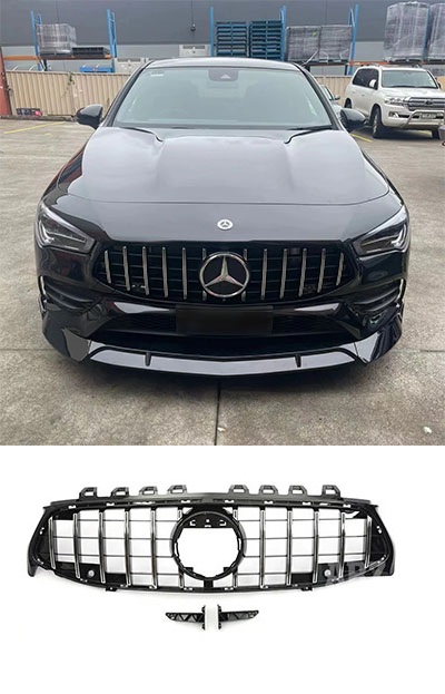 Mercedes Benz Body Kits Chrome Polish Grille For Mercedes W118 Class