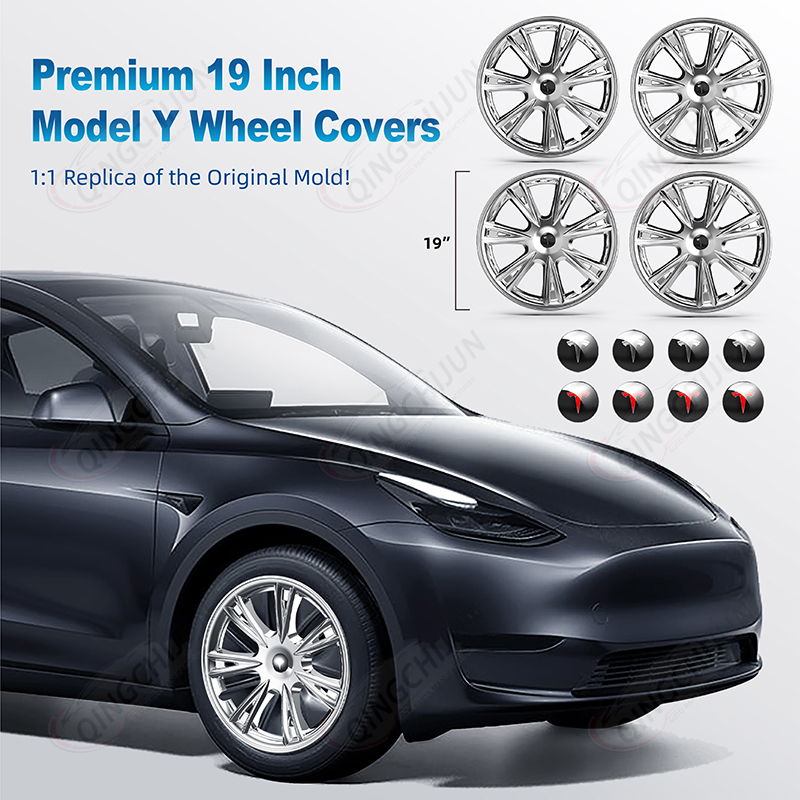 19 Inch Wheel Covers For Tesla Model Y Hubcaps-10
