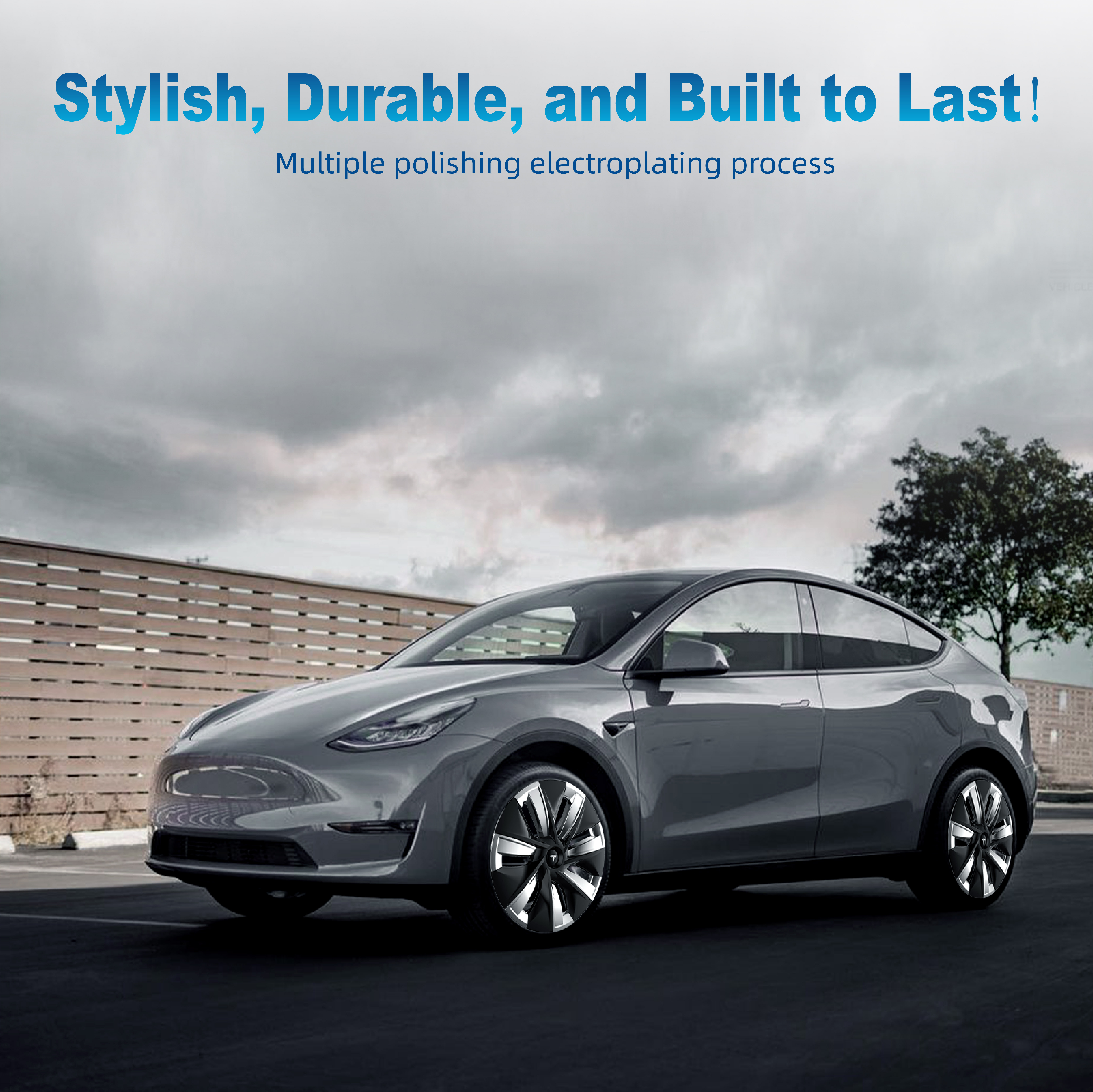 Tesla Model Y Wheel Covers 19Inch Hubcaps-7