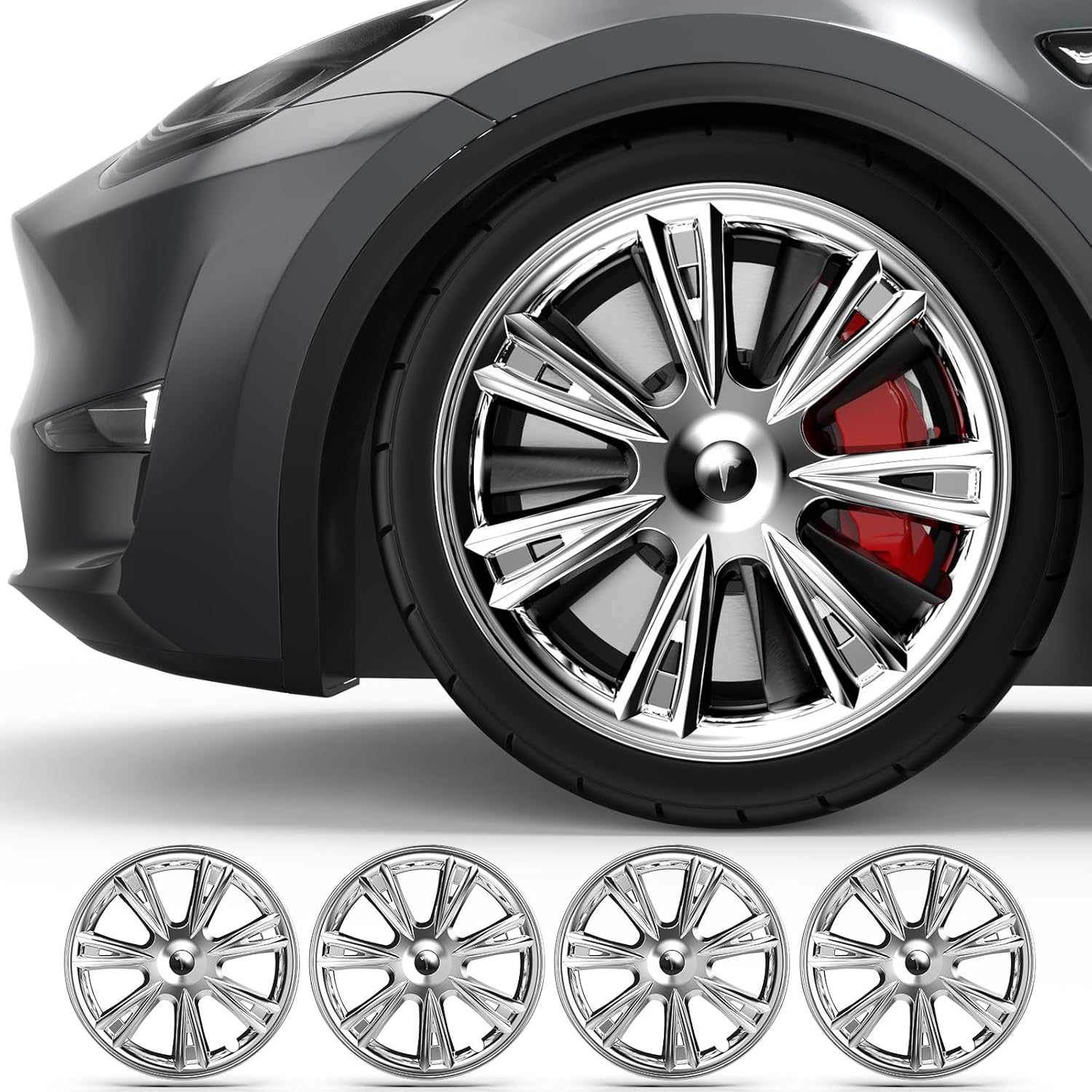 Tesla Model Y Wheel Covers 19Inch Hubcaps-7