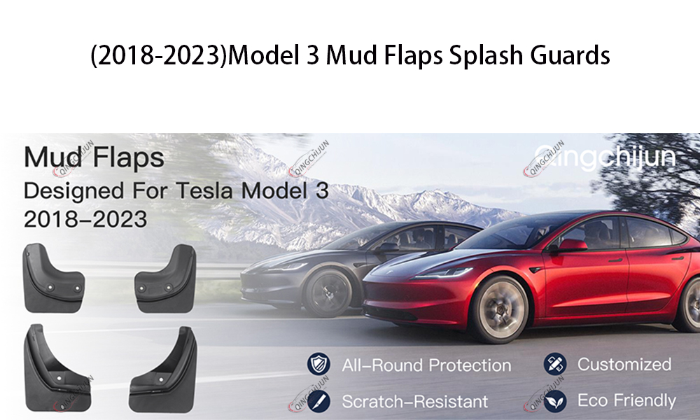 Model 3 Mud Flaps Splash Guards-8