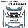 Body Kits For Mercedes Benz S Class W223 Facelift To S63 AMG - Qingchijun